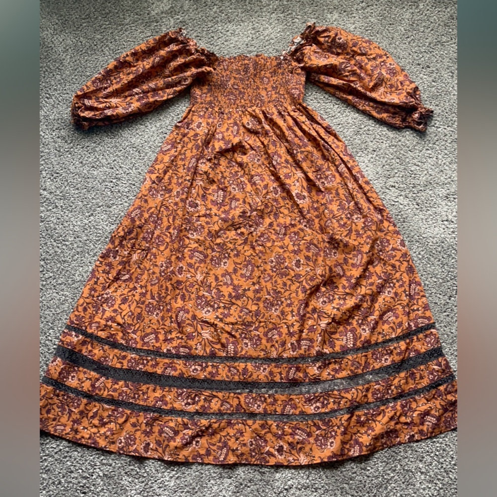 ⭐️SALE⭐️Mi Golondrina Orange Sundress